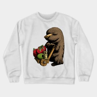 The mole that stole the strawberries and cheese Crewneck Sweatshirt